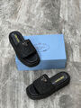Шлепки Prada женский кожа черный 116786-4