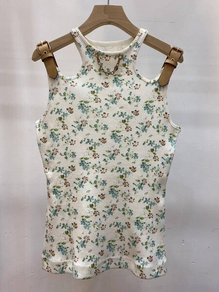 Майка Louis Vuitton женский болотный 146129