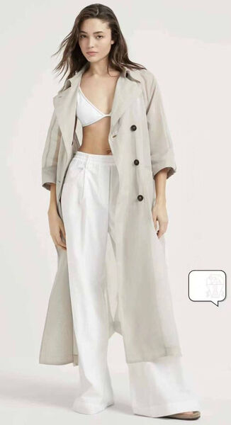 Плащ Brunello Cucinelli женский графитовый 156241-2