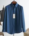 Мужская рубашка Zegna мужской синий 133354