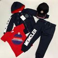 Детская кепка Moncler ткань черный 16660-2