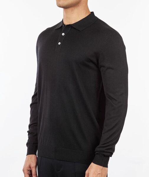 Мужское поло Zegna мужской черный 123719