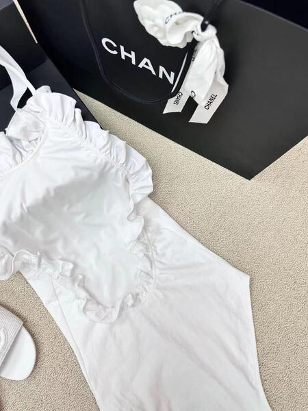 Купальник Chanel женский белый 114662