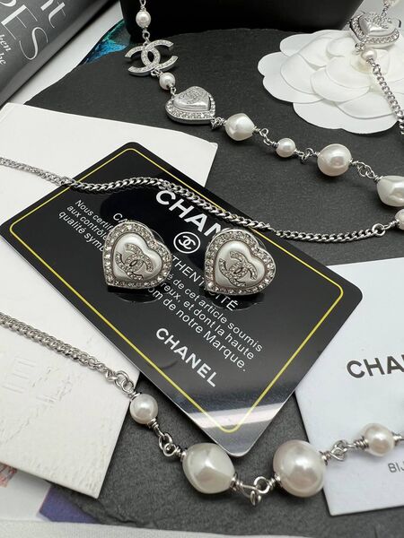 Серьги Chanel графитовый 175395-2