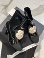 Ботильоны Chanel женский кожа черный 128610-7