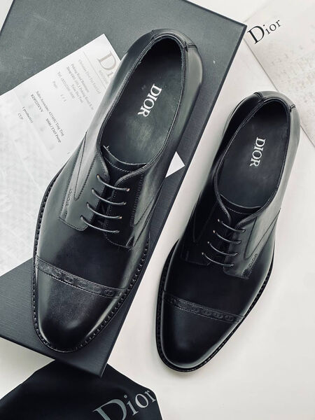 Мужские туфли Christian Dior мужской кожа черный 145853-5