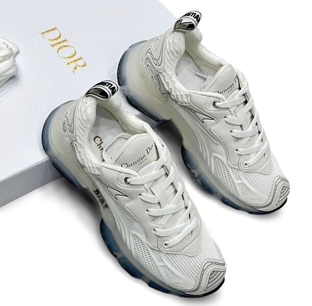 Кроссовки Christian Dior женский кожа графитовый 110135