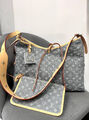 Сумка Louis Vuitton женский джинса графитовый 196436-4