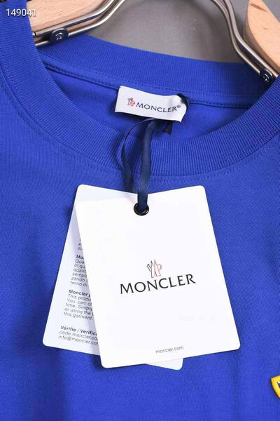 Мужская футболка Moncler мужской синий 172518-3