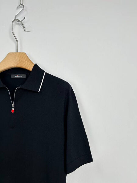 Мужское поло Kiton мужской черный 182561-3