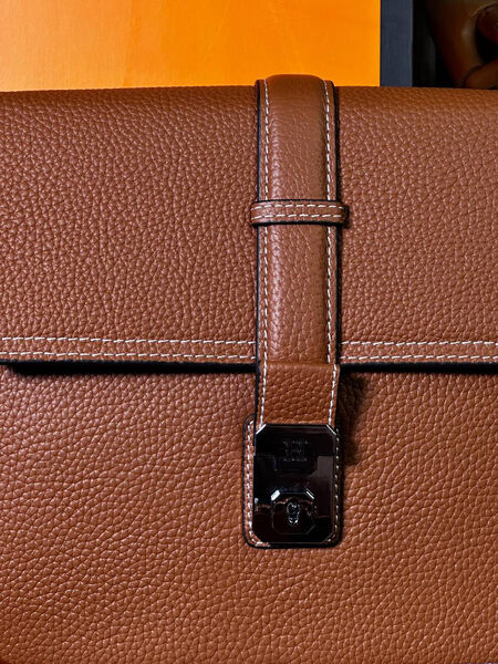 Мужская сумка мессенджер Hermès мужской кожа 134995-6