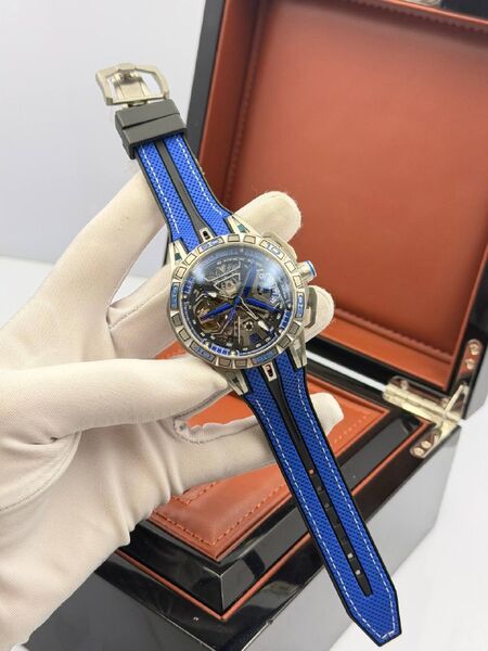 Мужские часы Roger Dubuis мужской синий g9755331-1