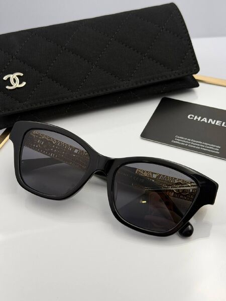 Солнцезащитные очки Chanel женский черный f7621061-1-3