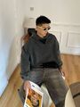 Худи Balenciaga мужской серый k0300085-1-10