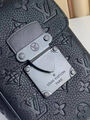 Мужская сумка мессенджер Louis Vuitton мужской кожа черный 143069-6
