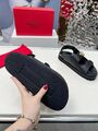 Женские сандалии Valentino женский кожа черный r9050192-1-5