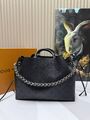 Сумка Louis Vuitton женский кожа черный,серебристый a6612663-1