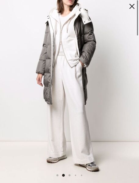 Пуховик Brunello Cucinelli женский графитовый 62292-2
