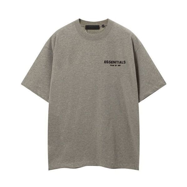 Футболка Fear Of God Essentials мужской хлопок серый a0380660-1