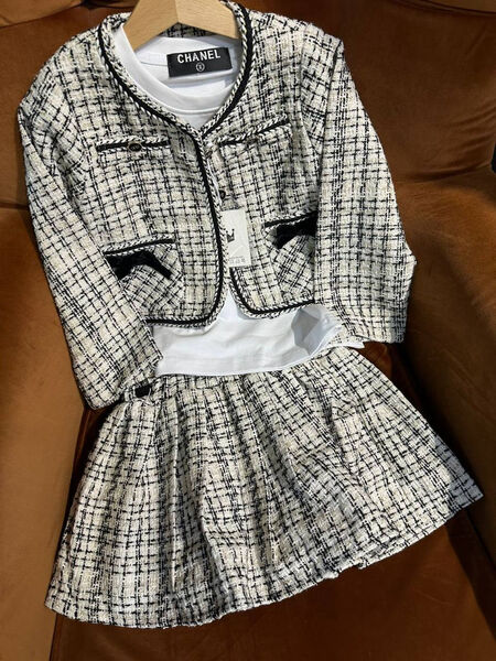 Детский костюм Chanel графитовый 165583-5