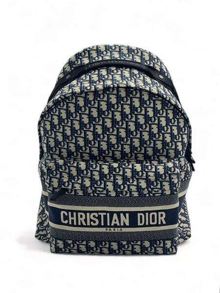 Рюкзак Christian Dior женский текстиль синий 65031-5