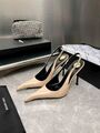 Женские туфли Saint Laurent женский кожа,канва бежевый v9732678-1