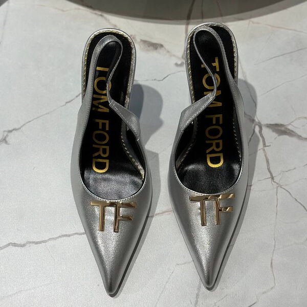 Туфли Tom Ford женский кожа графитовый 139518-3