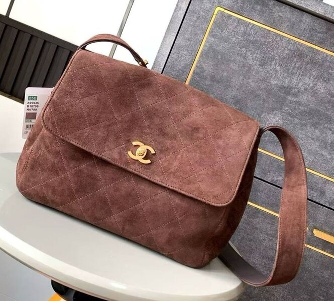 Сумка Chanel женский замша 182039