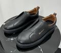 Мужские кеды Santoni мужской кожа черный 191896-1