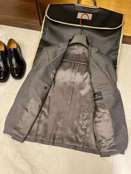 Мужской пиджак Zegna мужской графитовый 130597-5