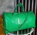 Дорожная сумка Louis Vuitton мужской кожа зеленый 19245