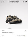 Мужские кроссовки Louis Vuitton мужской кожа бежевый 163550-6