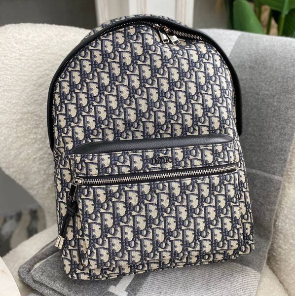Рюкзак Christian Dior женский ткань черный 65030