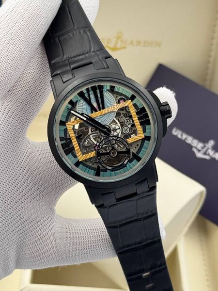 Мужские часы Ulysse Nardin мужской черный b3456999-1-2