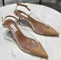 Туфли Alaïa женский кожа бежевый 146192-1