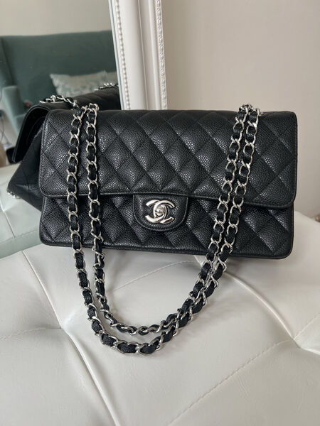 Сумка Chanel 2.55 женский кожа черный 102731-2