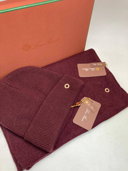 Комплект Loro Piana женский кашемир бордовый 164303