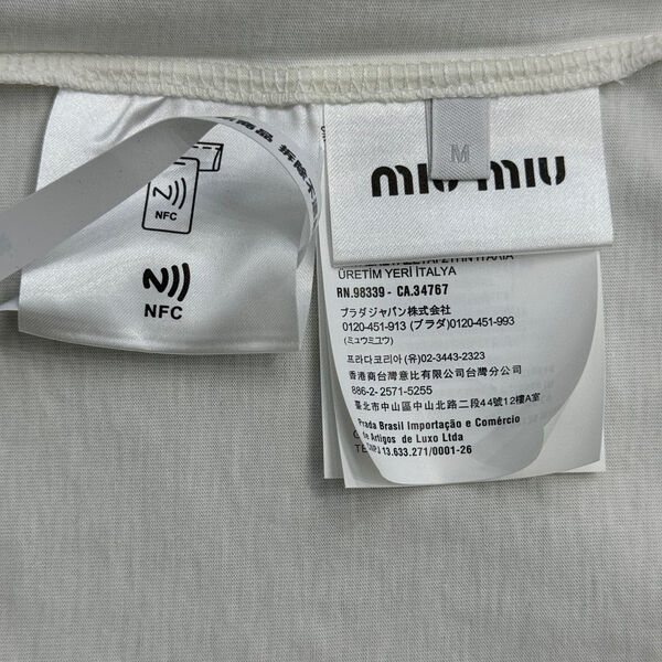 Мужская футболка Miu Miu мужской белый 182486-8