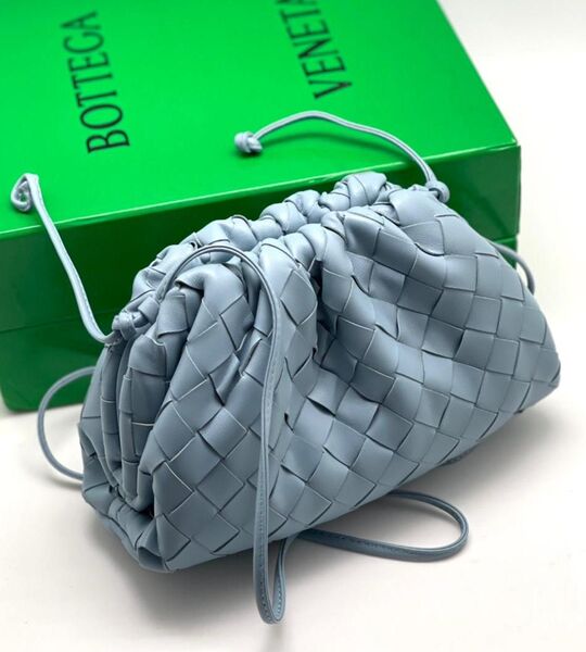 Сумка Bottega Veneta женский кожа бирюзовый 72555