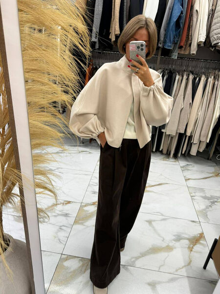 Бомбер Max Mara женский графитовый 162530-2