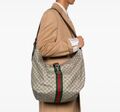 Дорожная сумка Gucci женский канва графитовый 165198-1