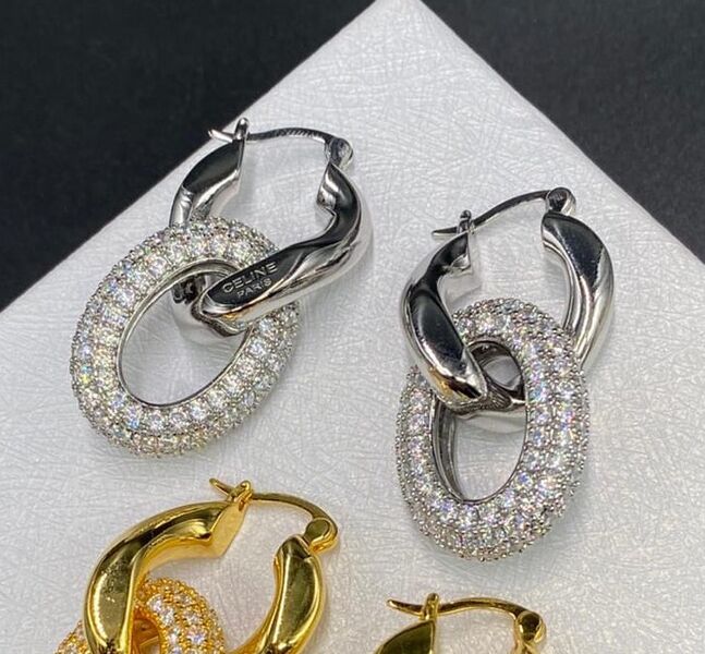 Серьги Celine белый 70520