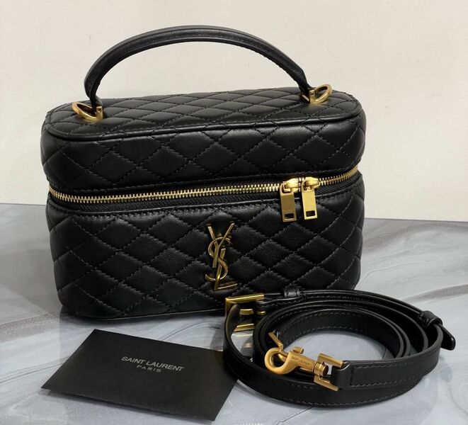 Сумка Saint Laurent женский кожа черный 151121