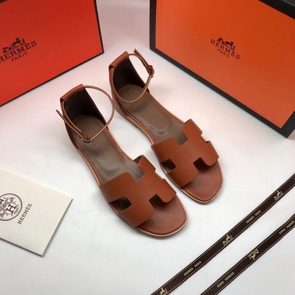 Сандалии Hermès женский кожа 66532-2