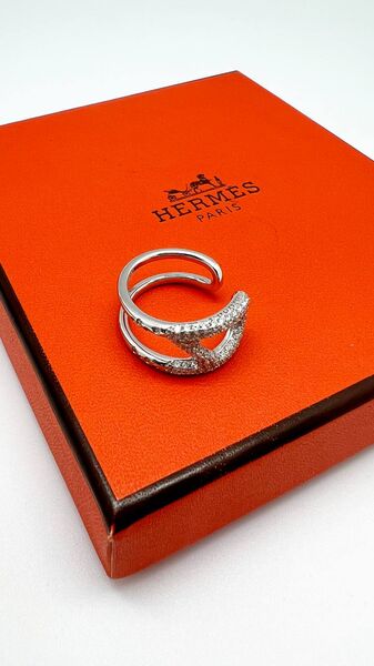 Кольцо Hermès графитовый 176125