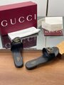 Шлепки Gucci женский кожа черный 180133-3