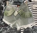 Шорты Loewe женский джинса графитовый 174768-1
