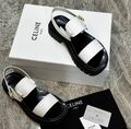 Сандалии Celine женский кожа молочный 108917