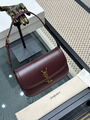 Сумка Saint Laurent женский кожа бордовый 197398-3