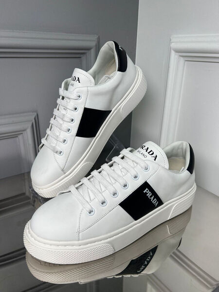 Кеды Prada женский кожа белый 110863-3